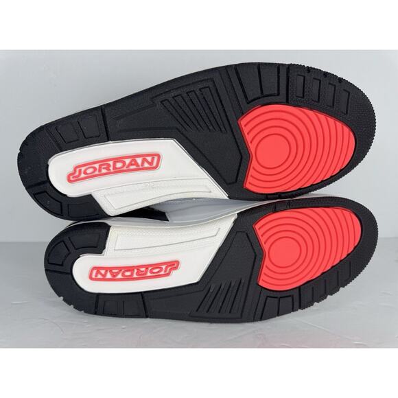 NWOB Nike Air Jordan 3 Retro Infrared 23 White-Black-Gray 136064-123 Size US 9.5 - Picture 8 of 8